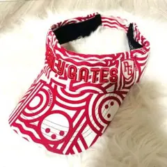 未使用級　パーリーゲイツ　総柄　PG バイザー