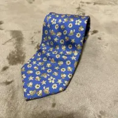CERRUTI 1881 青い花柄ネクタイのサムネイル