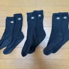 スクールソックス ブラックソックス 3足セット