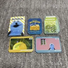 Sunsun キャラクターステッカー 5枚セット