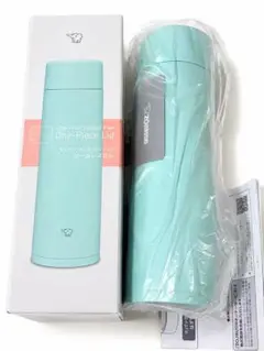 【未使用】象印 シームレスせん ステンレスマグ 水筒 ミントグリーン 保温・保冷のサムネイル