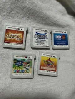 3DS ソフト まとめ売り 5本セット ポケモン/ドラクエ/どうぶつの森
