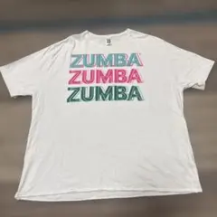 ZUMBA Tシャツ ホワイト Lサイズ 正規品のサムネイル