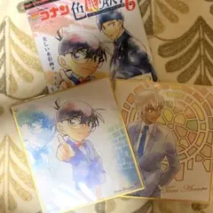 名探偵コナン ミニ色紙コレクション コナン 安室 2枚セット