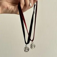 薔薇のチョーカー　ネックレス　バラ