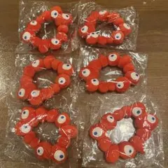 ミャクミャク関西万博 EXPO2025 マスコット ロゴマークキーチェーン　6つ