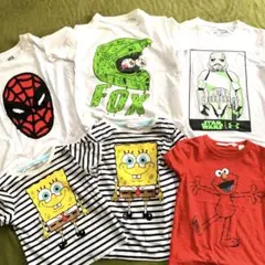 キャラクターTシャツ6枚セット＋おまけ(ナイロンパーカ、NIKEショーツ)