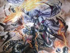 遊戯王　ランキングデュエル プレイマット 教導の雷霆フルルドリス 遊戯王 教導の雷霆フルルドリス プレイマット - メルカリ