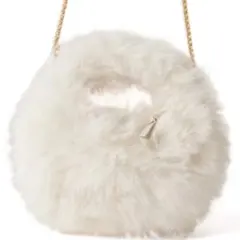 未使用のため美品です。GRL 2wayファーバッグ