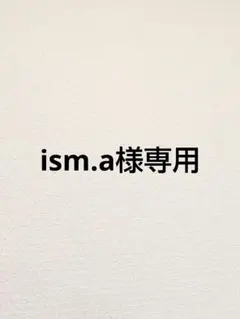 ism.a様専用ページ
