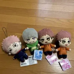 呪術廻戦 ぬいぐるみ 4体セットクレーンゲーム景品