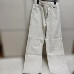 コーデュロイパンツアイボリー