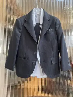 OLIVER HOUSE キッズジャケット グレー ストライプ