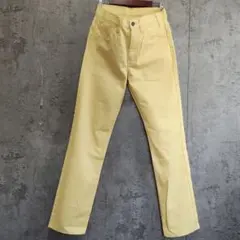 超美品　 リーバイス 519 カラーデニイェロー　w31 L32