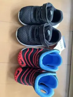 Nike 赤だけ新品未使用 スニーカー赤(サイズ10・未使用) 黒(サイズ12)