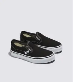 VANS ブラック クラシックスリッポン16cm
