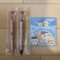 ちいかわ ハチワレ メデューサの石ボールペン　シャープペン　ピースシール