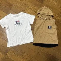 パウパトロール Tシャツ ノースリーブパーカー 2枚セットのサムネイル