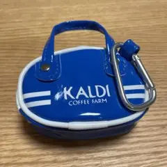 カルディ　ミニ　ボストンバック　ブルー