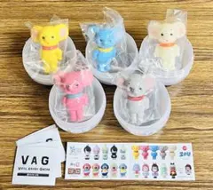 VAG 43 ZOU ガチャ フィギュア ソフビ コジカトイズ 全5種