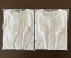 familiar カーディガン 90 ホワイト　2枚セット　双子　バラ売り可能