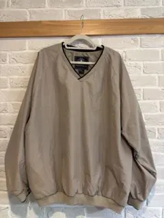 Charles River Apparel ナイロン プルオーバー ベージュ