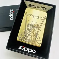 ZIPPO ソードアートオンライン ライター ゴールド 新品未開封 SAO 