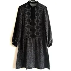 ｋ.T. kiyoko Takase バンドカラーワンピース　ペイズリー