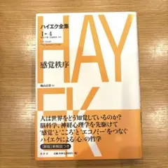 感覚秩序　ハイエク全集