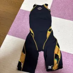 FINA認証 スポーツ用スイムスーツ 黒金 イトマン ブロンズ資格 140cm