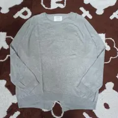 ZARA　薄手ニット　グレーのセーター　美品 サイズM相当　翌日発送