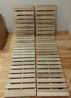 3단 접이식 오동나무 그레이트 매트, 접이식 침대, 경량, 세미싱글, 반으로 나눌 수 있음