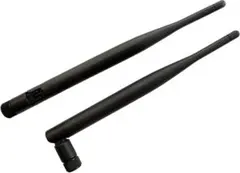 ALFA 2.4GHz・5GHZ 6dBi 無線LANアンテナ２本セット