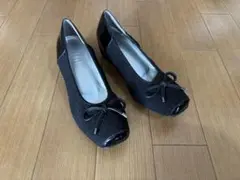 fitfit バレエシューズ　ブラック　23.5cm