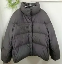 ユニクロ パウダーソフトダウンジャケットNANODESIGN【S】GRAY
