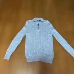 ポロ　ラルフローレン　シルク　ケーブルニット　セーター　XS メンズ