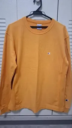 Champion リバースウィーブ マスタードカラー M/USED