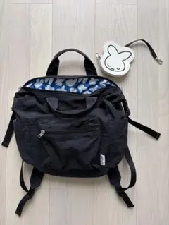 しまむら miffy 2WAY バッグ リュック ナインチェ 青のサムネイル