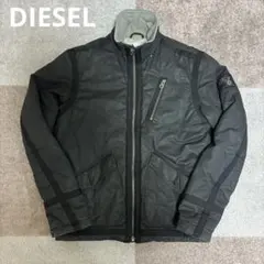 00s archive DIESEL 中綿キルティングジャケット ブラック S - メルカリ