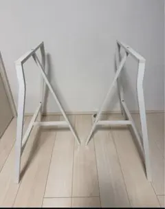 IKEA LERBERG テーブル脚 2セット ホワイト　廃盤品 廃盤 イケア LERBERG レールベリ 架台 テーブル脚 2個セット 白 - メルカリ