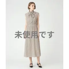 ルルウィルビー　デシンドットボウタイフリルワンピース　アルアバイル　ANAYI