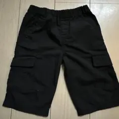 COMME CA ISM ブラックカーゴパンツ 120A