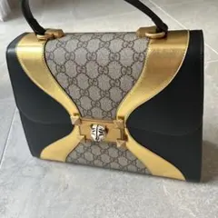 GUCCI トラモチーフ ハンドバッグ