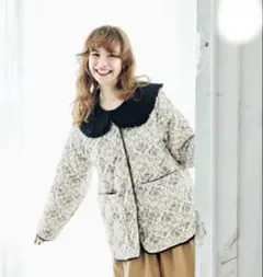 フェリシモ　リトルミイ リバーシブルキルティングジャケット Lサイズ