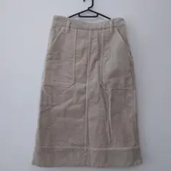 コーデュロイ ロングスカート