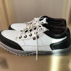 EDWIN ホワイト/ブラック スニーカー　25cm