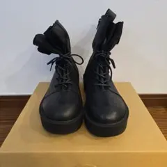 【最終値下げ‼️】本革 日本製 厚底ブーツ レディース LLサイズ