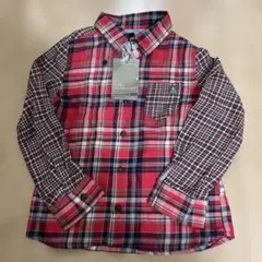 jean bourget チェック柄 長袖シャツ 4A 104cm 新品☆