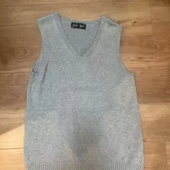 【美品】イーストボーイ　スクールベスト　グレー　11号