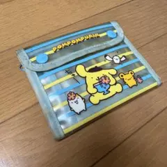 ポムポムプリン　財布　平成レトロ　子ども　夏　ストライプ　サンリオ
